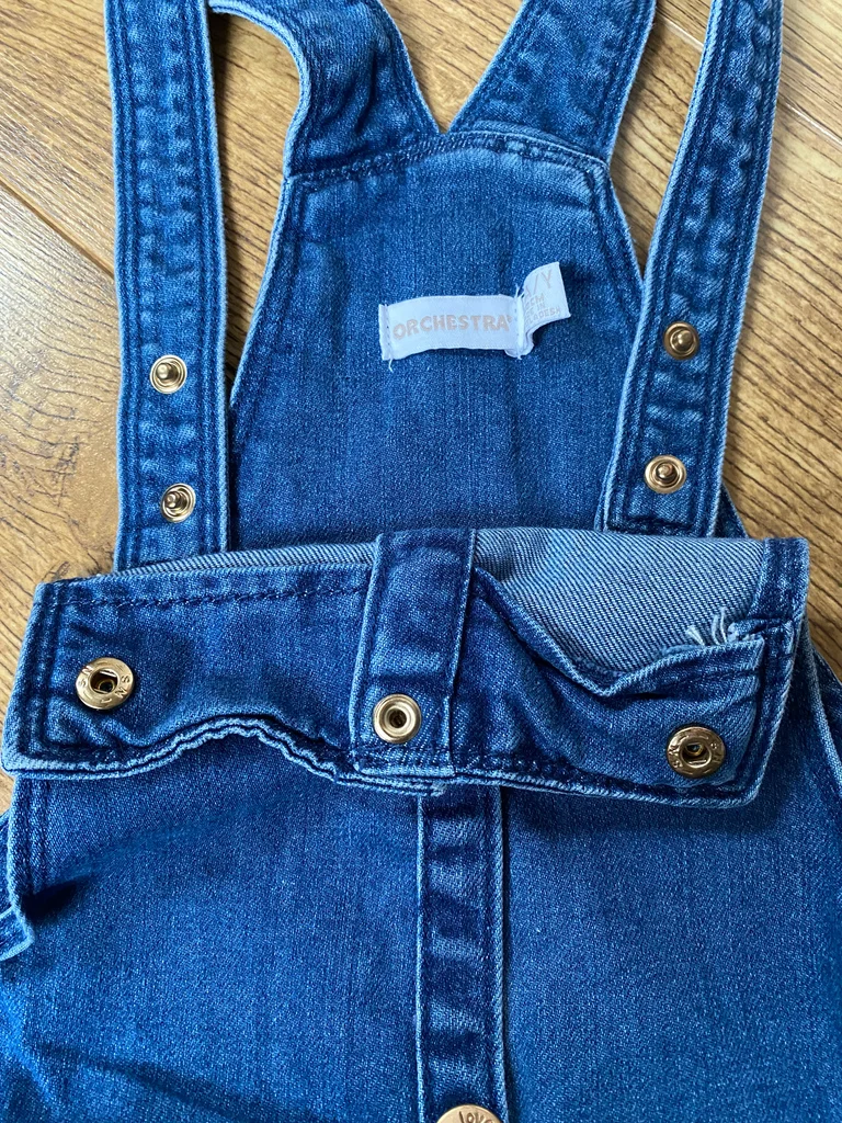 Robe salopette en jean Orchestra 10 ans Denim bleu intemporel – neuve – photo 6